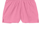 Girls Jersey Knit Squad Short